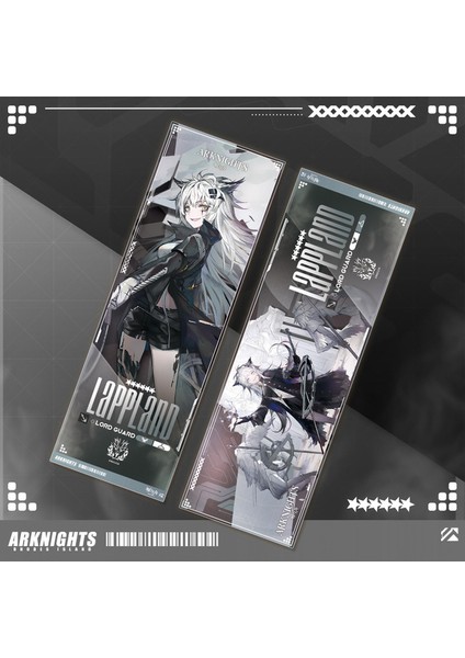 Stil 7 Spectre Zincirsiz Anime Usta Lazer Bilet Cosplay Yıldız Koleksiyonu Hatıra Fan Hediye 20X7 cm Exusiai Arknights (Yurt Dışından)