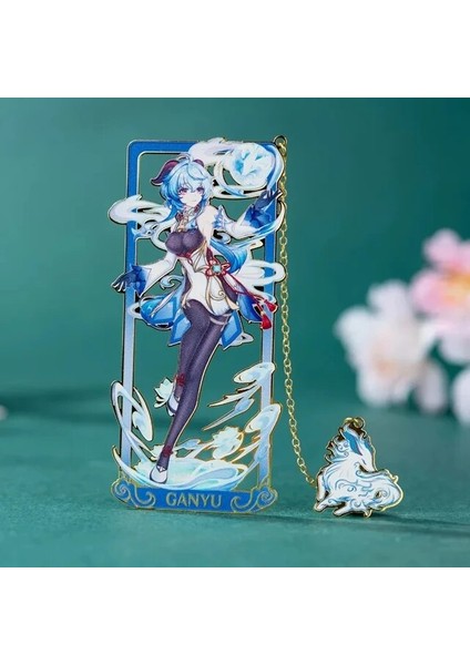 Ganyu Nahida Püskül Kolye Metal Imi Genshin Etki Kitap Klipsi Sayfalandırma Mark Okul Malzemeleri Sevimli Öğrenci Kawaii Kırtasiye (Yurt Dışından)