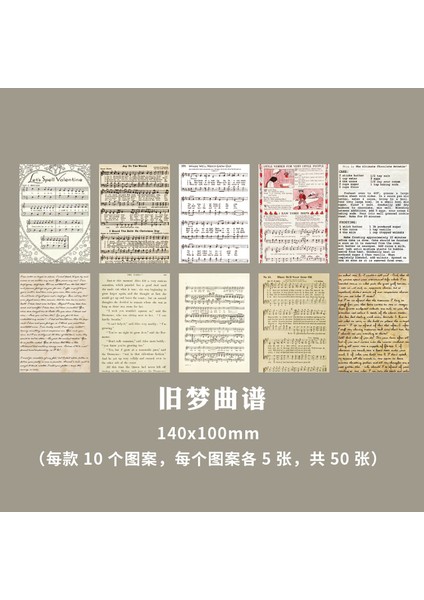 Stil 6 Retro Tarif Kek Tatlı Scrapbooking Dergisi Planlayıcısı Arka Plan Malzemesi Kitap Kağıdı Kart Yapımı Dıy Yaratıcı Not Kırtasiye (Yurt Dışından)