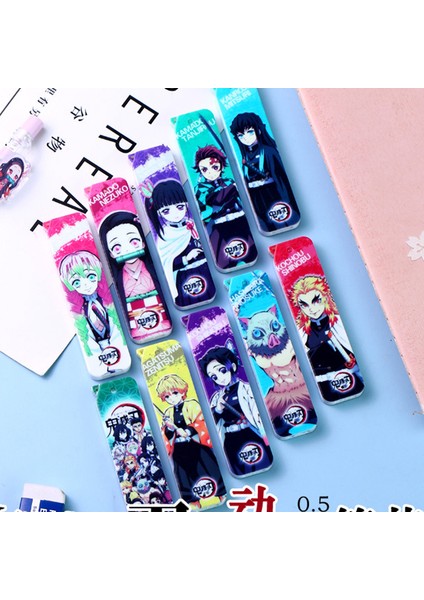 B Demon Slayer Kimetsu No Yaiba Kamado Tanjirou Nezuko Grafit Kurşun 0.5mm Mekanik Kurşun Kalem Dolum Plastik Otomatik Kurşun Kalem (Yurt Dışından) fiyatları