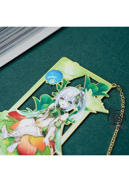 Ganyu Nahida Püskül Kolye Metal Imi Genshin Etki Kitap Klipsi Sayfalandırma Mark Okul Malzemeleri Sevimli Öğrenci Kawaii Kırtasiye (Yurt Dışından) modelleri