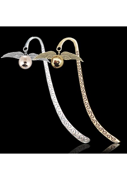 16 Vintage Kanat Snitch Metal Imi Ölüm Yadigarları Endeksi Bölücü Okuma Dizüstü Kitap Ayracı Marque Sayfa Mate Işaretleyici Retro (Yurt Dışından) fiyatları