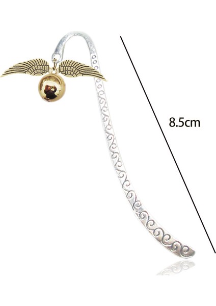 16 Vintage Kanat Snitch Metal Imi Ölüm Yadigarları Endeksi Bölücü Okuma Dizüstü Kitap Ayracı Marque Sayfa Mate Işaretleyici Retro (Yurt Dışından) modelleri