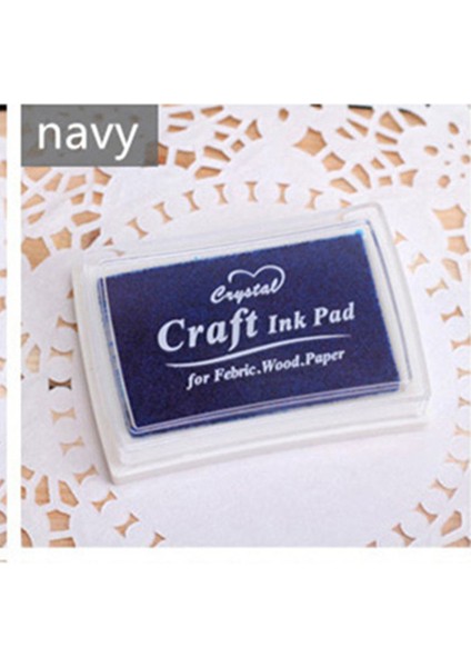 Donanma Renkli Karalama Defteri Degrade Mürekkep Pedleri El Yapımı Damga Inkpad Scrapbooking Kart Yapımı Için Öğrenci Kırtasiye Dıy Zanaat Araçları (Yurt Dışından)