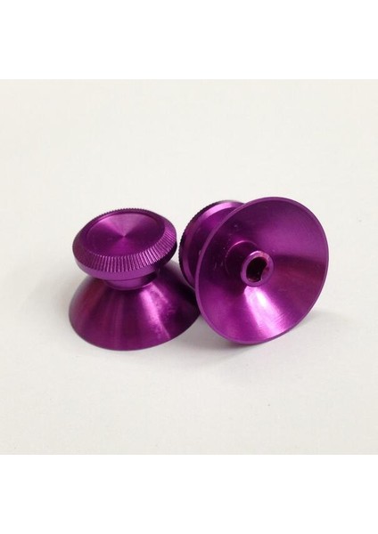 Mor 2 Adet Metal Analog Joystick Başparmak Çubuğu Kavrama Kapağı Yedek Parçalar Için Ps4/xbox Denetleyicisi Thumbstick Değiştirme (Yurt Dışından)