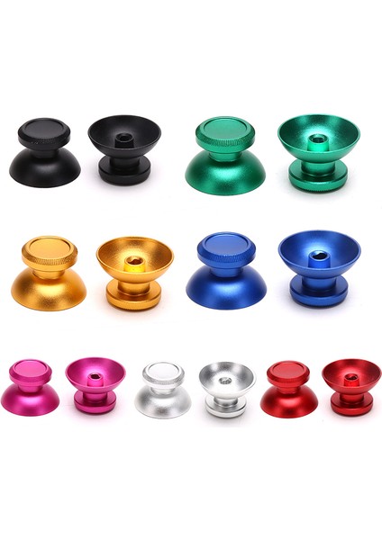 Mor 2 Adet Metal Analog Joystick Başparmak Çubuğu Kavrama Kapağı Yedek Parçalar Için Ps4/xbox Denetleyicisi Thumbstick Değiştirme (Yurt Dışından)