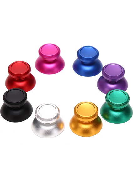 Mor 2 Adet Metal Analog Joystick Başparmak Çubuğu Kavrama Kapağı Yedek Parçalar Için Ps4/xbox Denetleyicisi Thumbstick Değiştirme (Yurt Dışından)