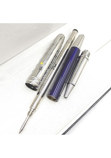 12 MB Özel Baskı Petit Prince Yıldızlı Rollerball Kalem Tükenmez Kalem Kırmızı Mavi Ofis Yazma Dolma Kalemler Seri Numarası ile (Yurt Dışından) indirimleri