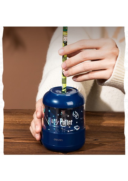 Beyaz Deli 68665 Harry Potter Elektrikli Kalemtıraş Mavi Beyaz Malzemeleri Okul Ofis Kırtasiye Hediye Öğrenci (Yurt Dışından) modelleri