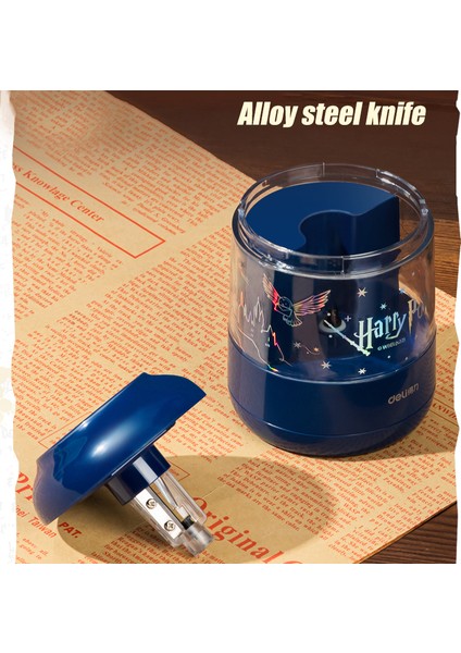 Beyaz Deli 68665 Harry Potter Elektrikli Kalemtıraş Mavi Beyaz Malzemeleri Okul Ofis Kırtasiye Hediye Öğrenci (Yurt Dışından) fırsatları