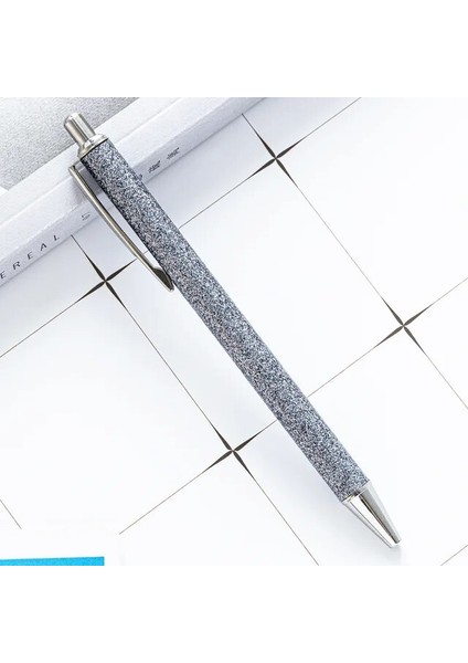 Gül Altın Tükenmez Kalemler Metal Basın Geri Çekilebilir Pürüzsüz Yazma Altın Pembe Kız Hediye Dayanıklı Ofis Okul Malzemeleri Kırtasiye Yazma Kalem (Yurt Dışından)