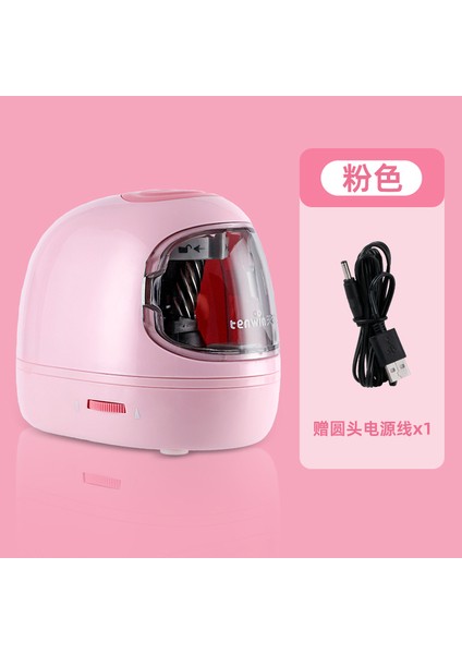 Pembe Tenwin Öğrencileri Kırtasiye Otomatik Çift Güç Kaynağı Kalemtıraş USB Karikatür Okul Elektrikli Kalemtıraş Kalemler Bileme (Yurt Dışından)