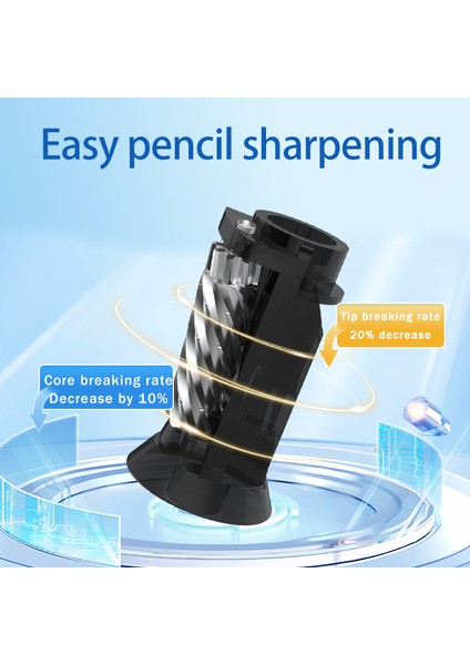 Pembe Tenwin Öğrencileri Kırtasiye Otomatik Çift Güç Kaynağı Kalemtıraş USB Karikatür Okul Elektrikli Kalemtıraş Kalemler Bileme (Yurt Dışından) indirimleri