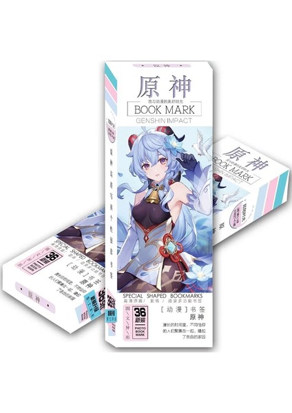 D 36 Adet/takım Genshin Etki Oyunu Imi Zhongli Venti Klee Dıy Karikatür Kitap Işaretleyiciler Mesaj Kartı Cosplay Hediye Kırtasiye (Yurt Dışından) indirimleri