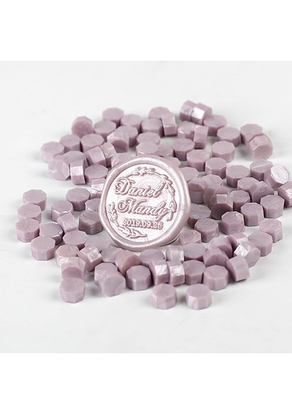 20 Küçük Torba 100 Sekizgen Balmumu Parçacığı 35G Lake Mühür Balmumu Parçacıkları Renk Karışık Renkli Sızdırmazlık Balmumu (Yurt Dışından)