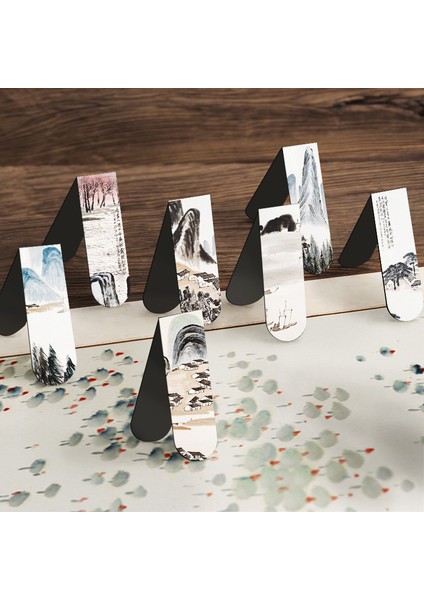 G 1 Adet Manyetik Kitap Ayracı Çin Ünlü Resim Qi Baishi Antika Sanat Sayfa Klasörü Kitap Okuyucular Kırtasiye Malzemeleri (Yurt Dışından) indirimleri