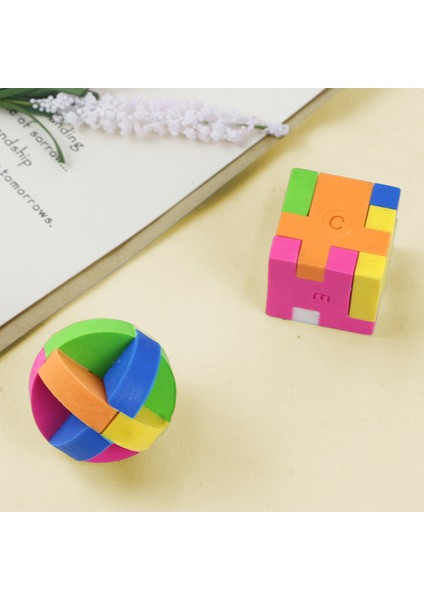 6 Adet Kübik 6 12 24 Yaratıcı Sevimli Çocuk Okul Bulmaca Küp Çocuklar Için Silgi Parti Yağma Çanta Pinata Dolgu Ödülleri Ödül Iyilik (Yurt Dışından) indirimleri