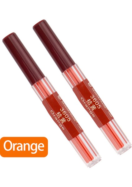 Orange-2pcs Dededepraıse Pres Tipi Otomatik/mekanik Kurşun Kalem Dolum 2.0mm 36 Renk Renkli Kurşun Kalem Kurşun Kalın Kurşun/çekirdek/yedek Değiştirme (Yurt Dışından)