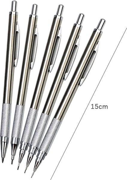 1 Adet 0.5mm Kalem 0.3 0.5 0.7 0.9 1.3 2.0mm Mekanik Kalem Seti Tam Metal Sanat Çizim Boyama Otomatik Kurşun Kalem Ofis Okul Kaynağı (Yurt Dışından)