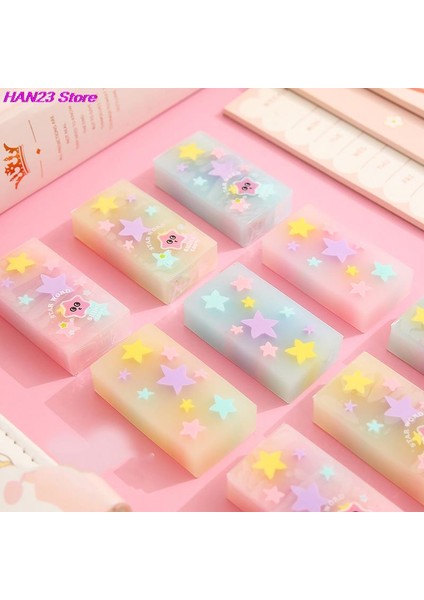 A2-1 Adet Rastgele 1 Pc Karikatür Yıldız Silgi Çocuk Şeker Renk Silgi Öğrenciler Yazma Beraberlik Kırtasiye Kore Kız Aşk Renk Rastgele (Yurt Dışından) fiyatları