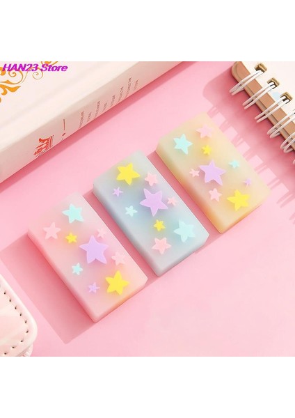 A2-1 Adet Rastgele 1 Pc Karikatür Yıldız Silgi Çocuk Şeker Renk Silgi Öğrenciler Yazma Beraberlik Kırtasiye Kore Kız Aşk Renk Rastgele (Yurt Dışından) indirimleri