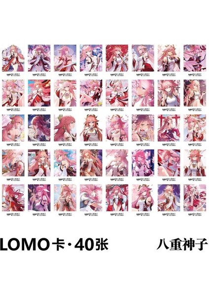 Yae Miko Genshin Etki Lomo Kartları Imi Anime Nahida Wanderer Kitap Klipsi Sayfalandırma Işareti Tebrik Kartı Okul Malzemeleri Kırtasiye Hediye (Yurt Dışından)