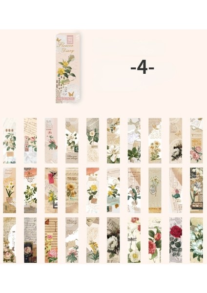 Stil 4 Mr.paper 4 Stil Vintage Stil Yaldız Kutulu Yer Imleri El Kitabı Dekorasyon Malzemesi Öğrenci Okuma Yer Imleri Kırtasiye (Yurt Dışından)