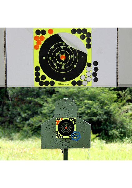 Z3 Atış Hedefleri 10 Adet/grup Atış Hedefi Çıkartmaları 8x8 Inç Yapışkanlı Reaktif Kendinden Yapışkanlı Atış Hedefleri Çekim Eğitimi Için Sıçrayan Kağıt (Yurt Dışından) fırsatları