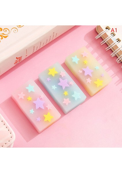 A1 Karikatür Yıldız Silgi Çocuk Şeker Renk Silgi Öğrenciler Yazma Beraberlik Kırtasiye Kore Kız Aşk (Yurt Dışından)