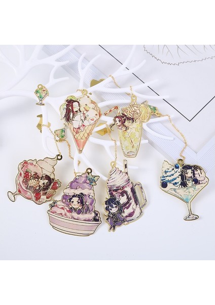 Stil 5 1 Adet Mo Dao Zu Shi Şeytani Yetiştiriciliğin Büyük Ustası Yaz Karikatür Metal Kitap Ayracı Wei Wuxian, Lan Wangji Içi Boş Kitap Ayracı (Yurt Dışından) fiyatları