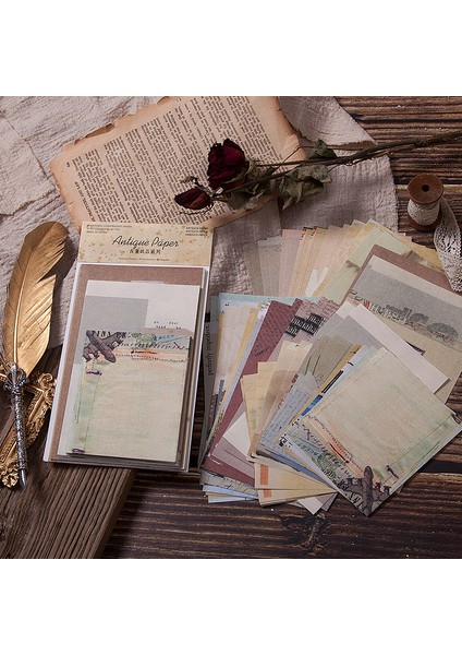 B Yoofun 60 Adet/paket Vintage Malzeme Kağıt Scrapbooking Dergisi Günlüğü Kolaj Önemsiz Arka Plan Dekor Dıy Retro Kırtasiye (Yurt Dışından) fiyatları