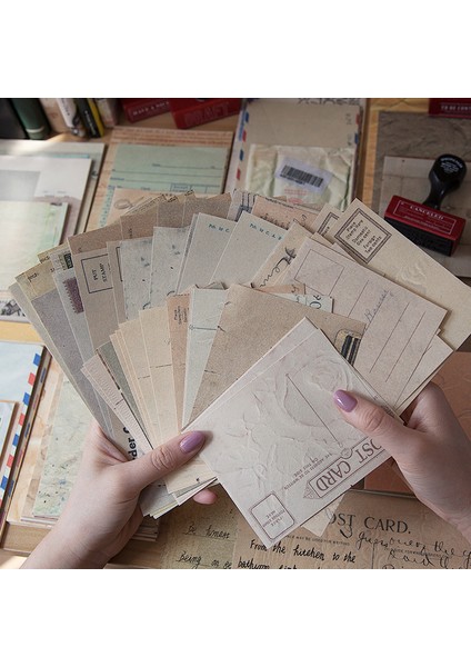 B Yoofun 60 Adet/paket Vintage Malzeme Kağıt Scrapbooking Dergisi Günlüğü Kolaj Önemsiz Arka Plan Dekor Dıy Retro Kırtasiye (Yurt Dışından) modelleri