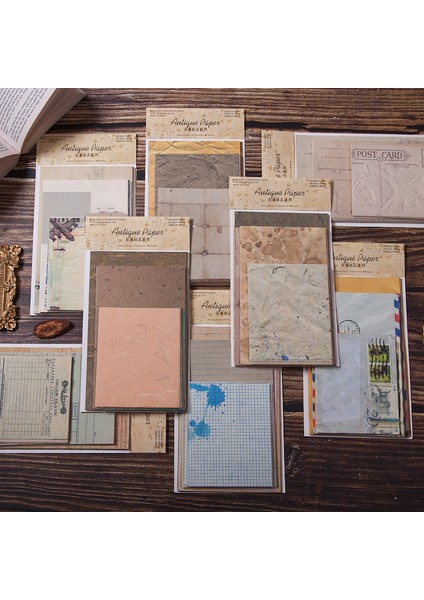 B Yoofun 60 Adet/paket Vintage Malzeme Kağıt Scrapbooking Dergisi Günlüğü Kolaj Önemsiz Arka Plan Dekor Dıy Retro Kırtasiye (Yurt Dışından) fırsatları