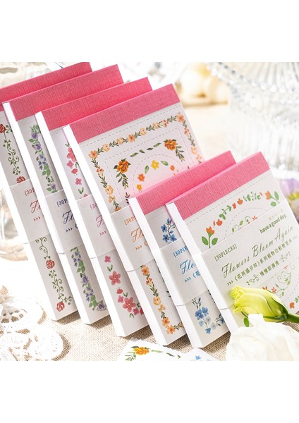 Bir Journamm 30 Adet/paket Çiçek Dantel Bloknot Kraft Kağıt Çerçeve Malzemeleri Kolaj Kırtasiye Dıy Scrapbooking Yaratıcı Notlar Kağıt (Yurt Dışından)