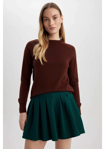 I6913AZ/BN330 Defacto Kadın Kazak Brown