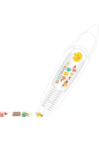 Stil 10 1 Adet Plastik Sevimli Hayvan Basın Tipi Karikatür Düzeltme Bandı Çıkartmalar Ofis Malzemeleri Basın Tipi Kawaii Bant Dekoratif Bant (Yurt Dışından)