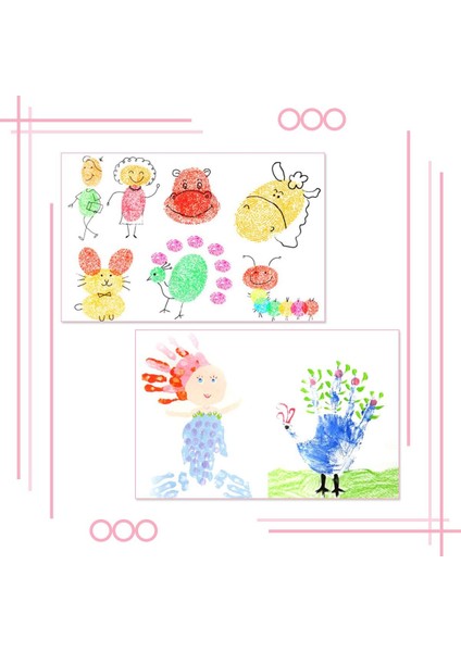 12 Renk Büyük 1 Adet Çok Renkli Craft Mürekkep Pedi-12 Renk Mini Boyut Yıkanabilir Mürekkep Damga Pedleri Çocuklar Çizim Öğrenme Için Dıy Parmak Boyama Kiti (Yurt Dışından)