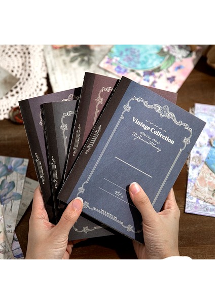 Stil 4 40 Adet Estetik Kraft El Işi Kağıdı Dıy Scrapbooking Dekor Önemsiz Dergisi Sanat Kolaj Fotoğraf Albümü Çiçek Mektup Vintage Malzeme Kağıt (Yurt Dışından) fiyatları