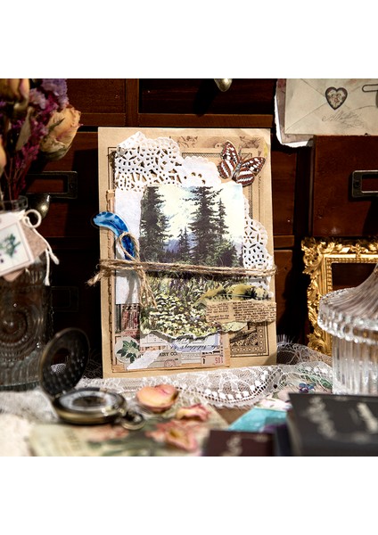 Stil 4 40 Adet Estetik Kraft El Işi Kağıdı Dıy Scrapbooking Dekor Önemsiz Dergisi Sanat Kolaj Fotoğraf Albümü Çiçek Mektup Vintage Malzeme Kağıt (Yurt Dışından) fırsatları