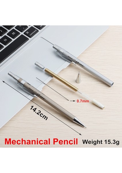1 Adet Pembe 0.5mm Otomatik Kalemler 1 Adet 0.5/0.7mm Mekanik Kurşun Kalem Kurşun Yedekler Otomatik 7 Renk Boyama ve Yazma Için Okul Malzemeleri (Yurt Dışından) modelleri