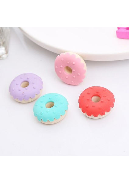 Donut Serisi Yaratıcı Karikatür Hediye Kutusu Silgi Öğrenci Festivali Ödül Hediye Burger Tatlı Silgi (Yurt Dışından) indirimleri