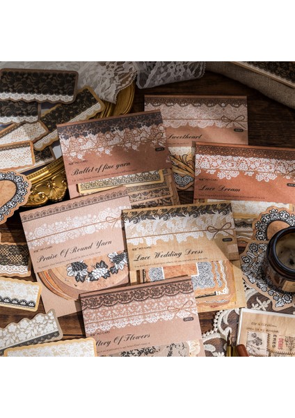 F Shanbu 20 Adet Vintage Dantel Koleksiyonu Malzeme Kağıt Yazılabilir Kağıtlar Etiket Çiçek Deco Mermi Günlüğü Scrapbooking Kolaj (Yurt Dışından) fiyatları