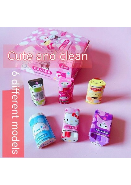 Sanrio 24 Adet S Sanrio 24 Adet Silgi Kawaii Bebek Sevimli Hello Kitty Kuromi Cinnamoroll Şerit Silinebilir Kauçuk Kırtasiye Öğrenci Hediye Silme Aracı (Yurt Dışından) indirimleri