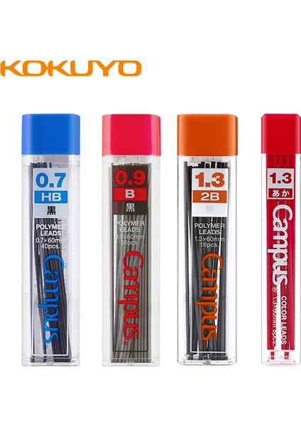 0.9mm Hb Kokuyo Otomatik Kurşun Kalem Kampüs Hb/b/2b Kırılması Kolay Değil Kurşun Pürüzsüz ve Hassas 0.7/0.9/1.3mm Öğrenci Kırtasiye (Yurt Dışından) fiyatları