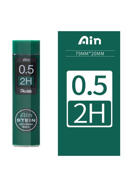 2h Pentel Kurşun Kalem C275 Kurşun Yedek Stein Geliştirilmiş Silika 0.5*60 mm 2h,h, Hb, B, 2b, 3b, 4b Mekanik Kurşun Kalem Yazma Malzemeleri (Yurt Dışından)