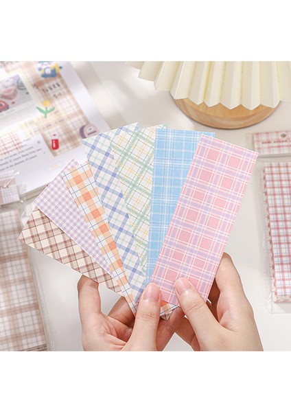 Ananas 100 Adet Scrapbooking Bloknot Izgara Yapışkanlı Ücretsiz Yapışkan Not Bloknot Scrapbooking Dekor Yaratıcı Kırtasiye Planlayıcısı Yapışkan Notlar (Yurt Dışından)