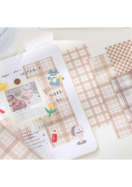 Ananas 100 Adet Scrapbooking Bloknot Izgara Yapışkanlı Ücretsiz Yapışkan Not Bloknot Scrapbooking Dekor Yaratıcı Kırtasiye Planlayıcısı Yapışkan Notlar (Yurt Dışından)