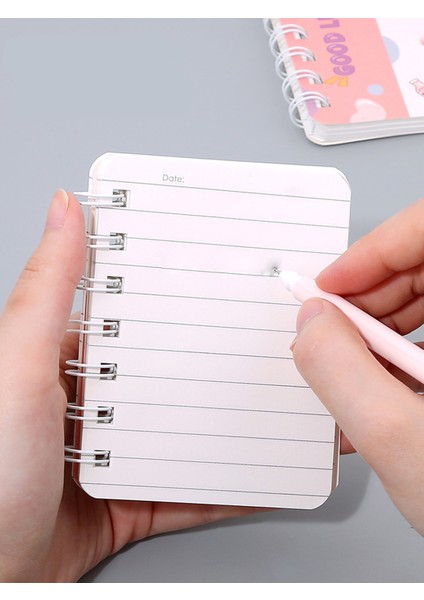Şeftali 4 Adet/1 Takım A7 Farklı Renk Not Defteri ve Spiral Defter Sevimli Karikatür Desen (Yurt Dışından) fırsatları