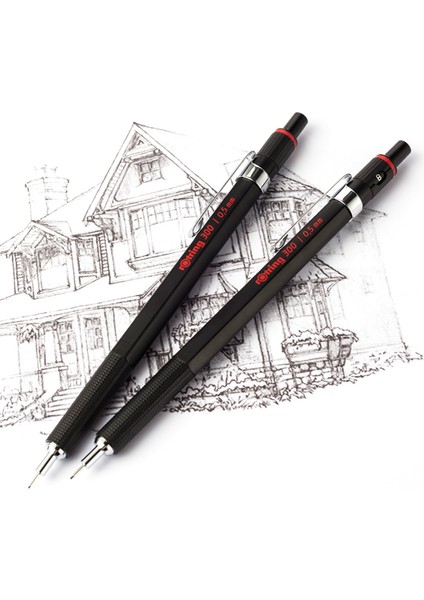 0,5 mm Rotring 300 Mekanik Teknolojili Kurşun Kalem 2,0 mm 0,5 mm 0,7 mm Uygun Fiyatlı, Hafif Plastik Siyah Namlulu, Kavramalı Kalem (Yurt Dışından) fırsatları