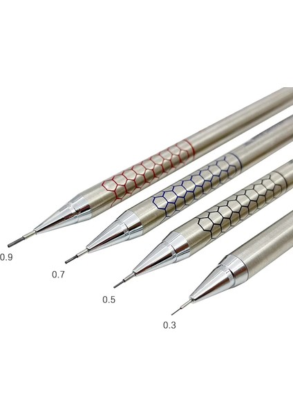 0.7 0.9mm Set-F 5 Adet/takım Metal Mekanik Kurşun Kalem 0.3 0.5 0.7 0.9mm Öğrenciler Yazma Sanat Çizim Tasarımı Paslanmaz Çelik Otomatik Kalemler (Yurt Dışından) indirimleri